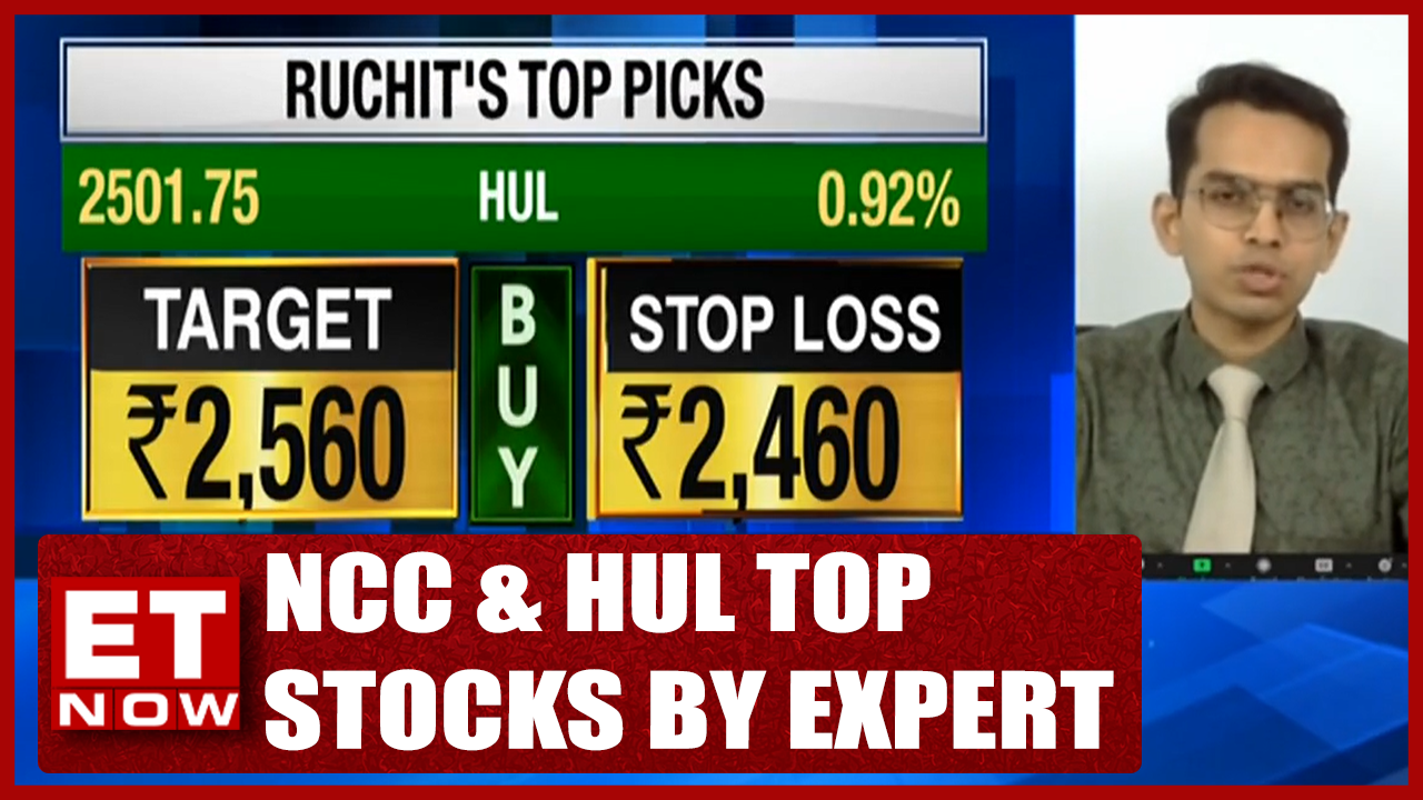 Ncc Hul Top Stock Pick From Ruchit Jain Et Now Stock Market