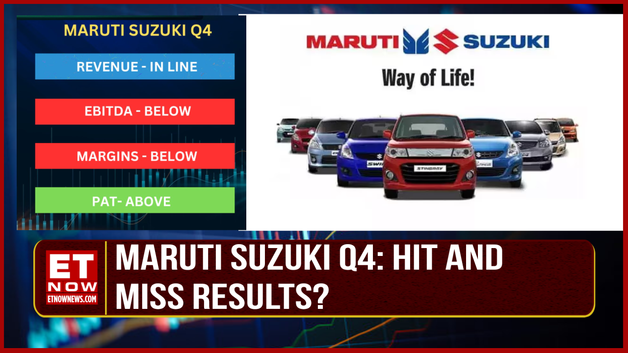 Maruti Suzuki Q Results Revenue In Line Margins Miss Street Estimate