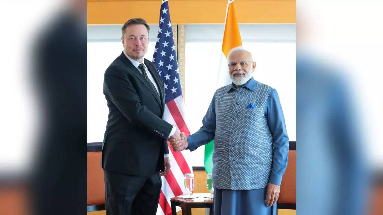 India ‘make In India Takes Centre Stage At Modi Musk Meet Tesla Coming To India ‘as Soon As 4674