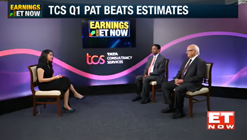 Tcs TCS Q1 FY2024 Results CEO Krithivasan, COO NG Subramaniam REVEAL