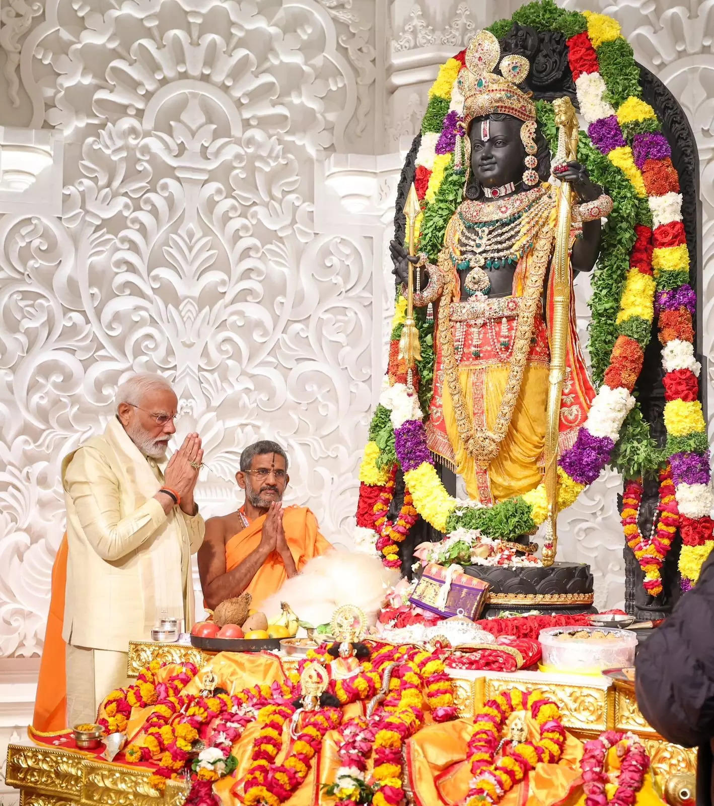 DIVINE PICS! Ayodhya Ram Mandir inaugurated, Ram Lalla idol unveiled ...