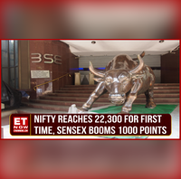 Sensex Zoomed 1245 Points Nifty Climbed 355 Points To Settle At 22340  Closing Trades