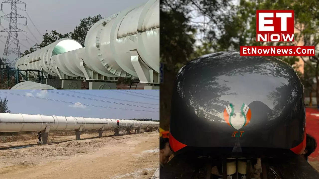 Amazing PHOTOS! 1st look of India's 1st Hyperloop POD Prototype | ET ...