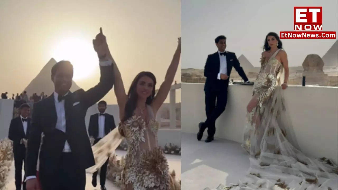 Tech tycoon Ankur Jain's Egyptian wedding with ex-WWE star Erika ...