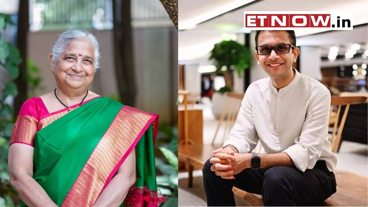 New career at 74! Sudha Murty's 1st day as Rajya Sabha MP - Son Rohan ...