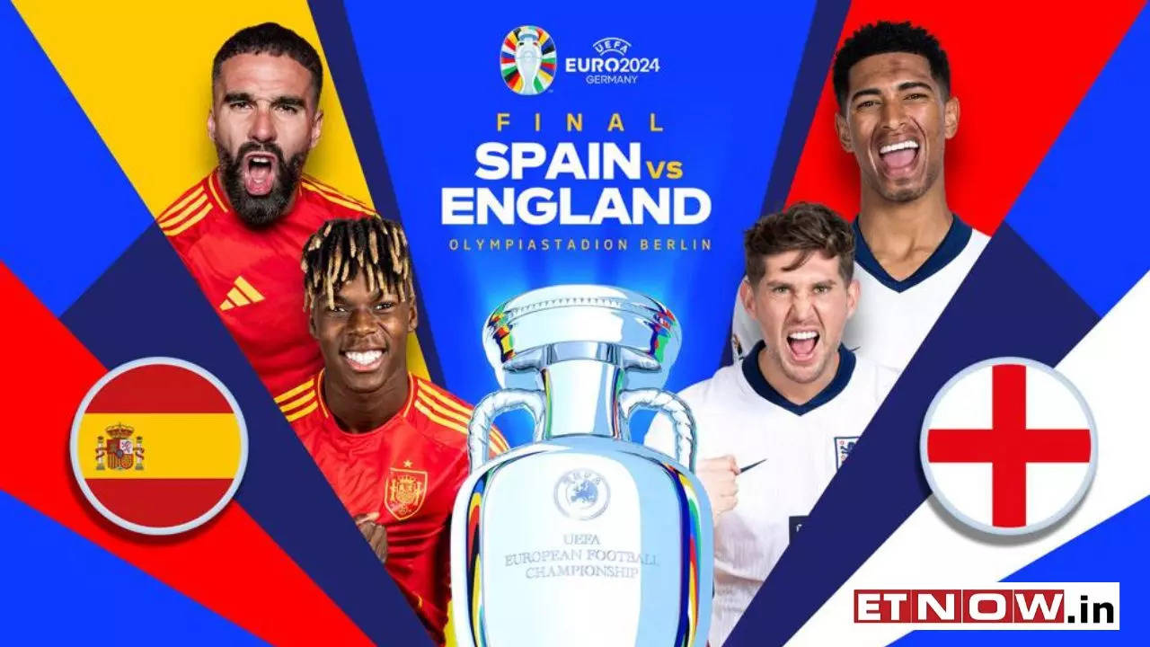 Euro 2024 Final Spain vs England Match time in India, venue