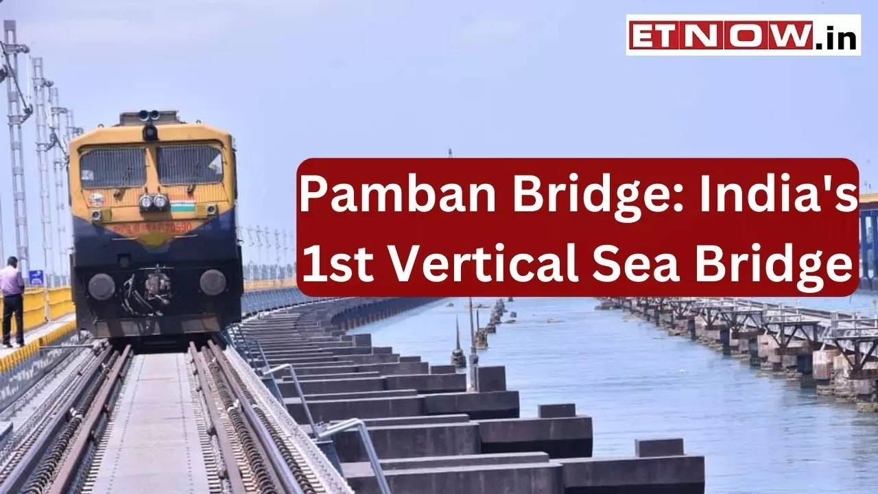 Amazing PHOTOS! Pamban Bridge: India's 1st vertical sea bridge to open ...