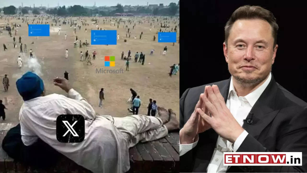 Elon Musk shares THIS as meme amid Microsoft Windows Outage today