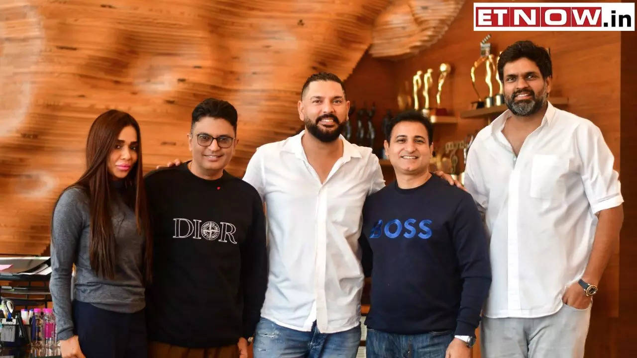 Yuvraj Singh Biopic Announcement of Yuvraj Singh Biopic Through T-series The news was released on Tuesday along with the revelation that Bhushan Kumar and Ravi Bhagchandka will produce the movie which will highlight the life of the two-time world cup champion A photo of the producer team with Yuvraj also went viral