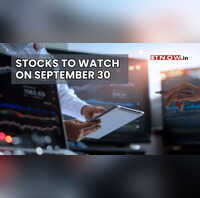 Stocks To Watch Today, September 30 BSE, Adani Enterprises, IndusInd