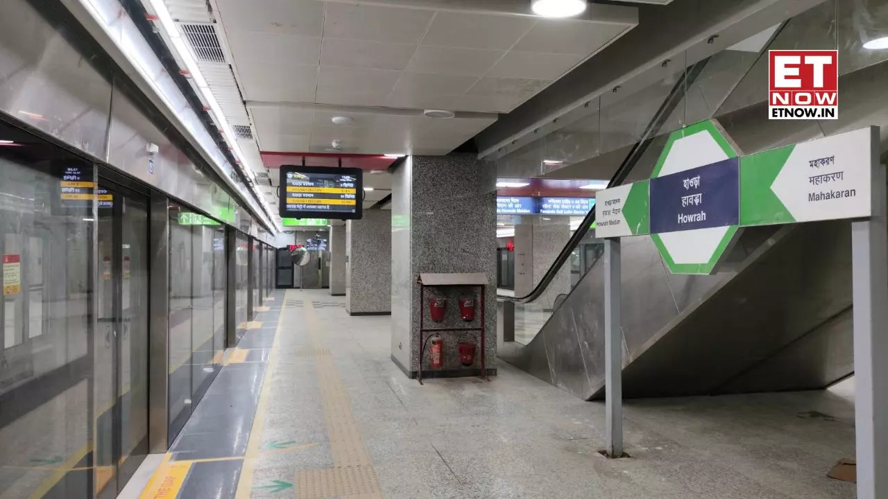 Howrah Metro Station Connects Twin Cities