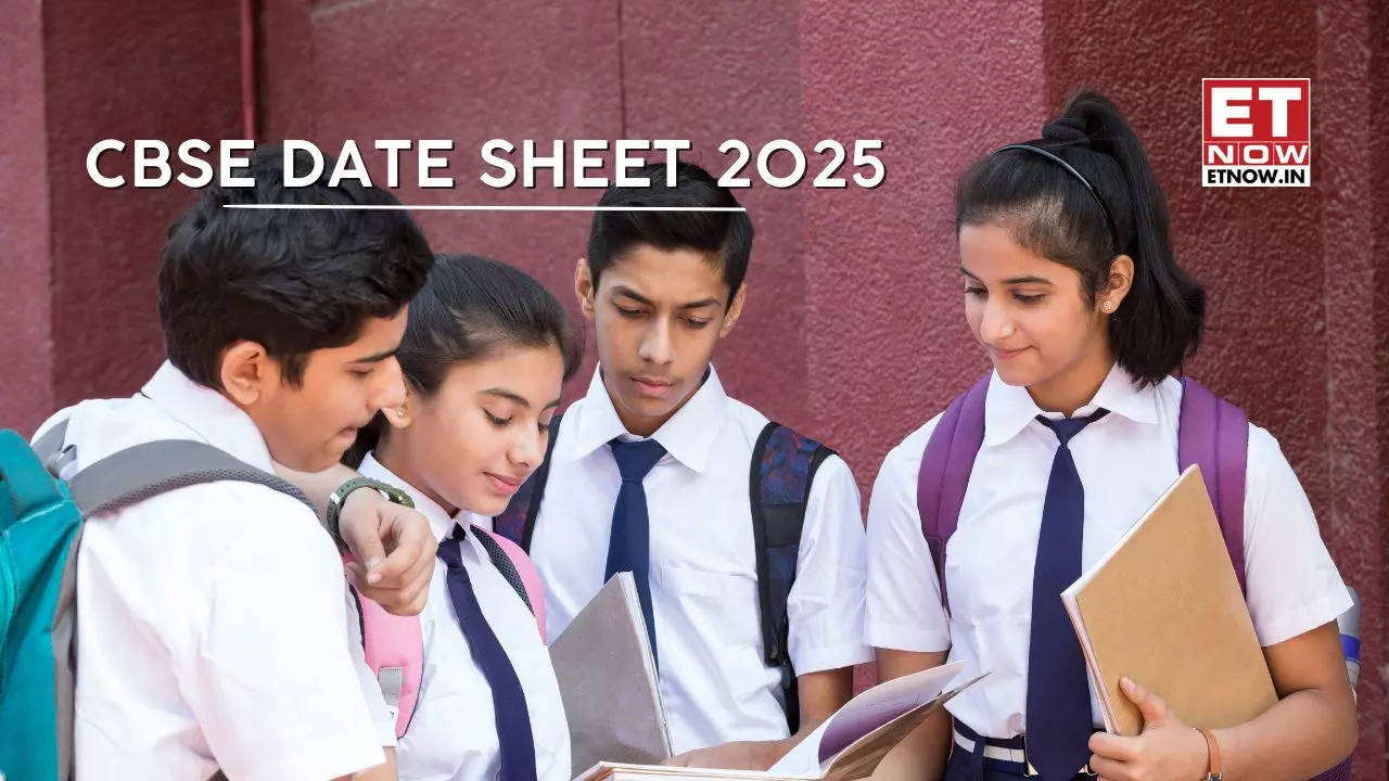 CBSE Date Sheet 2025 Board exam schedule for Class 10, 12 students