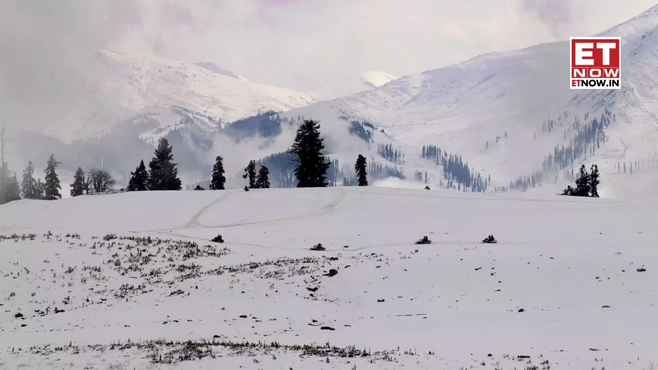 Snowfall in Kashmir