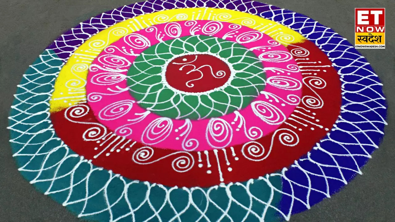 Easy Rangoli Design New Year Muggulu            Happy New year 2025