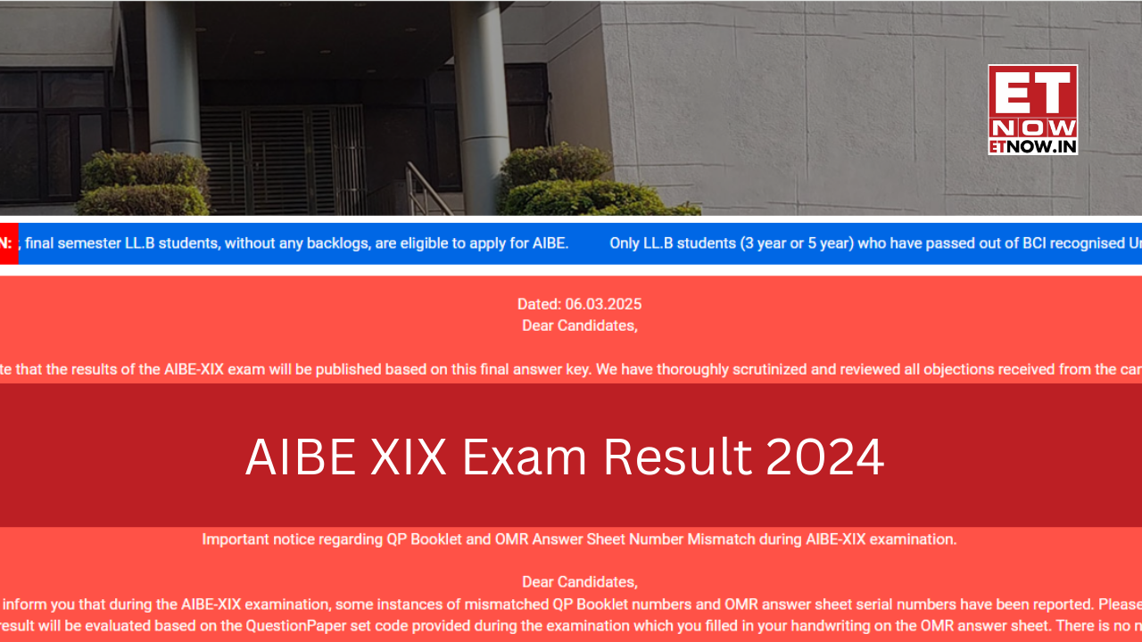 Aibe XIX test result 2024