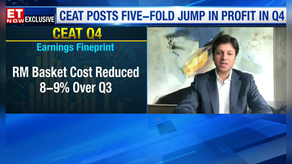 CEAT results: Five-fold jump in profit in Q4, Anant Goenka, Vice Chairman, CEAT on earnings, margins and more | ET NOW EXCLUSIVE