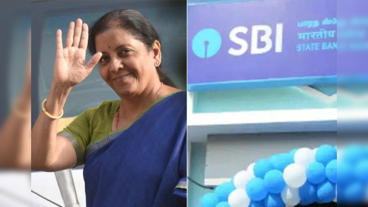 Fm Sitharaman Receives From Sbi A Dividend Cheque Of Rs 5740 Cr For Fy23 Highest Ever By The 1863