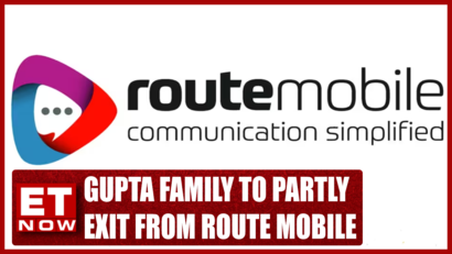 Gupta Family To Partially Exit From Route Mobile | Stock In News | ET Now