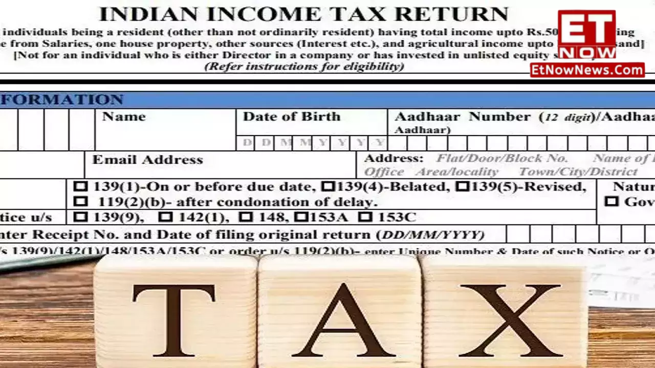 Itr tax return filing to be more userfriendly, less time