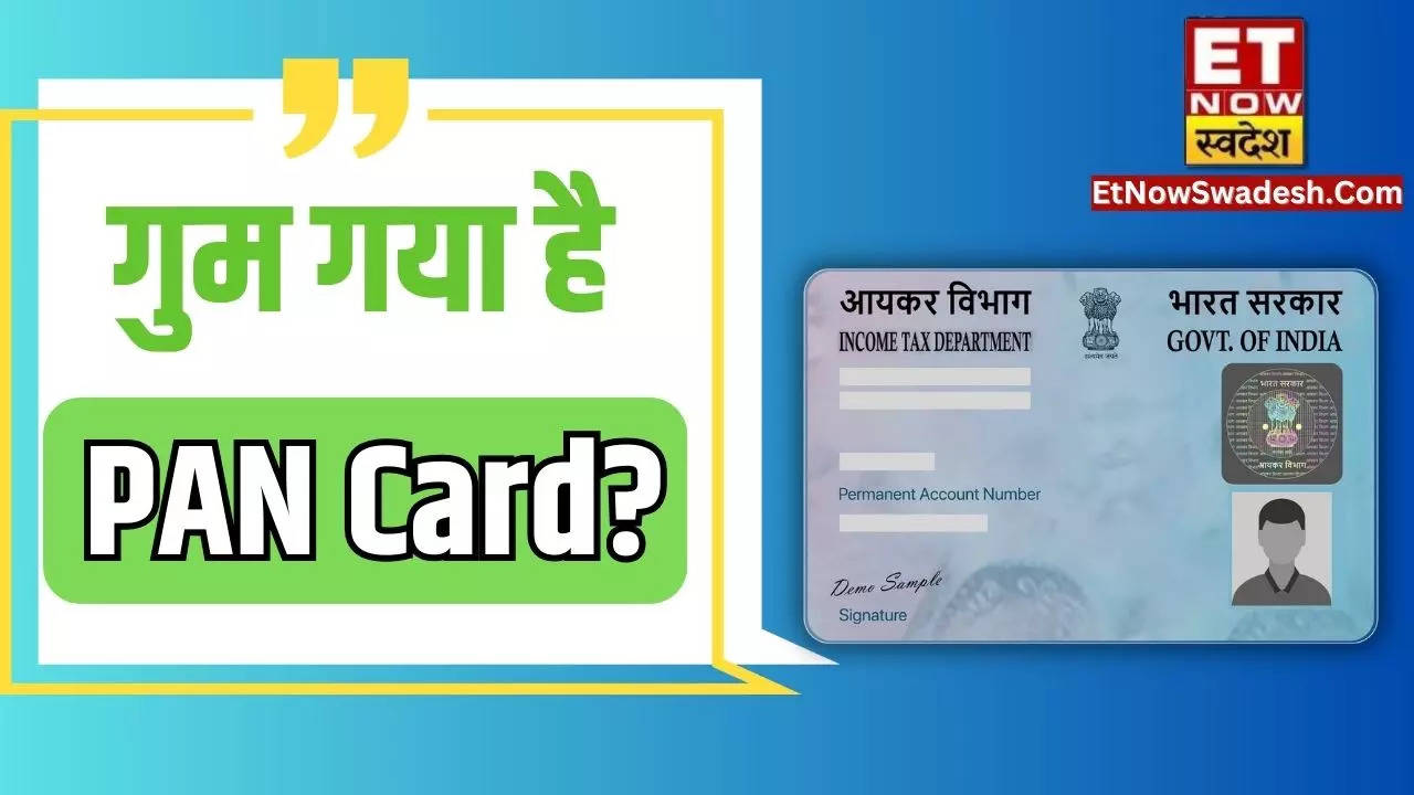 Pan Card Lost How To Apply Duplicate Download Online Offline View