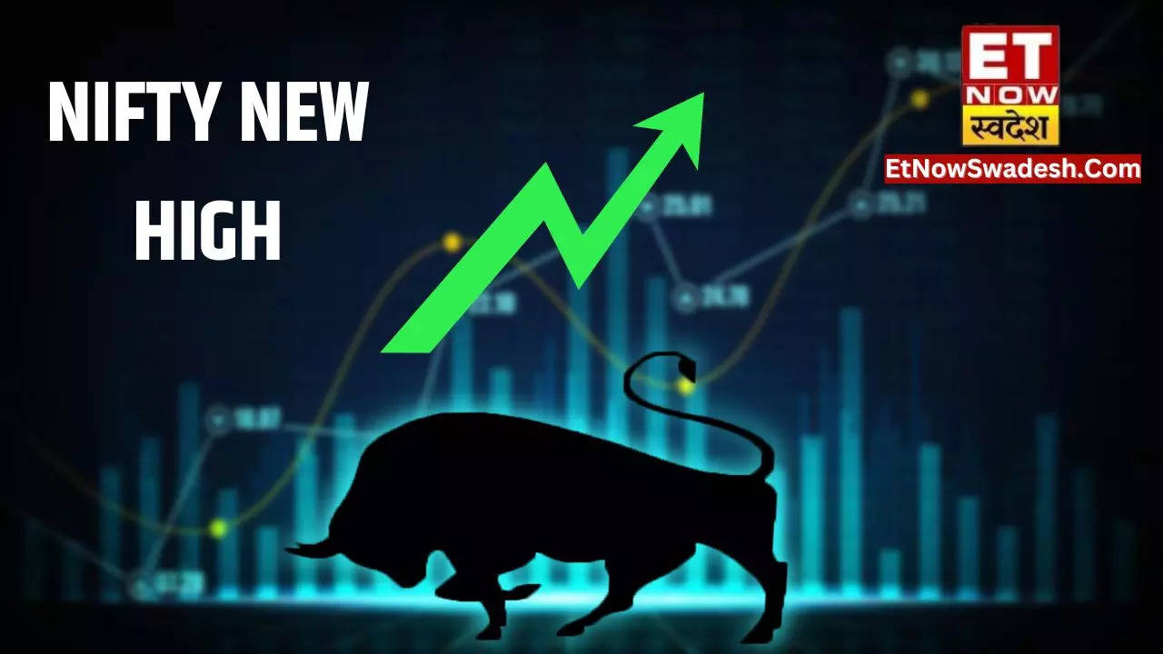 nifty 50 hits all-time high after upbeat gdp and growth data stock ...