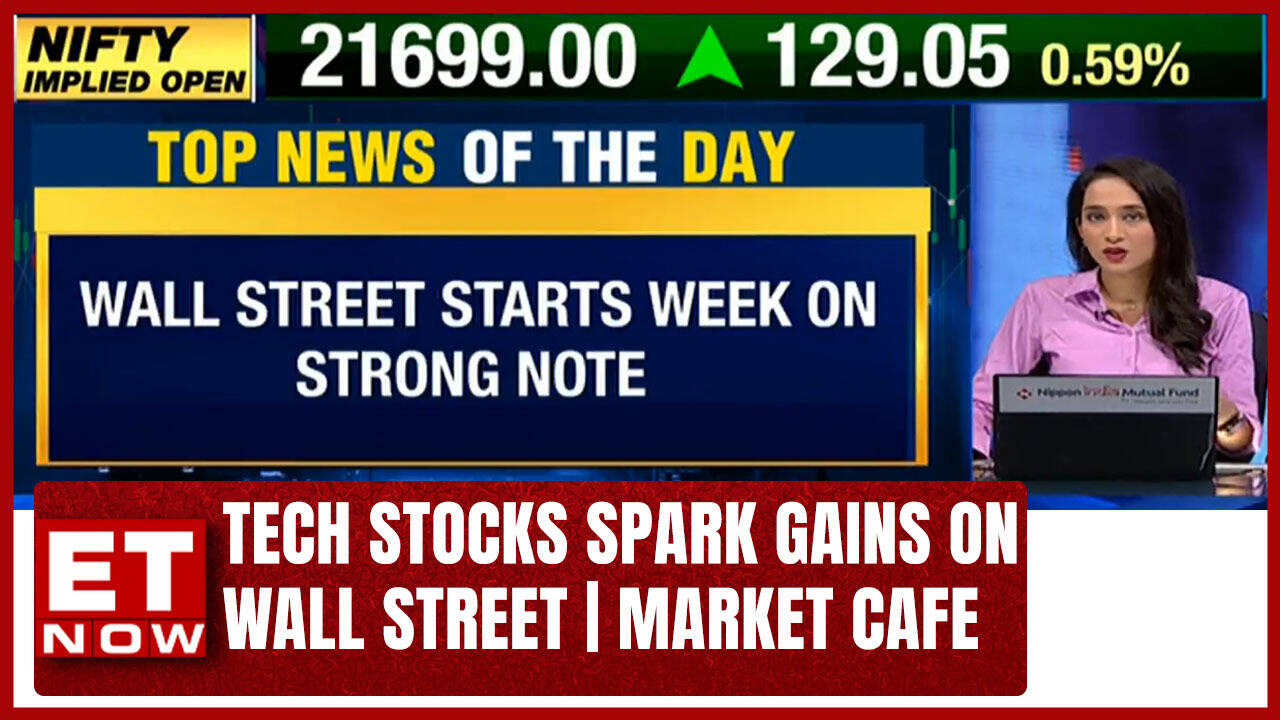 Wall Street Starts Week On Strong Note; Tech Stocks Spark Gains On Wall