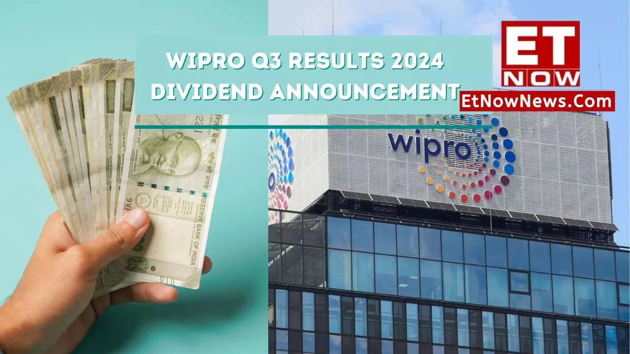 Wipro Q3 results 2024, quarterly dividend announcement date and time