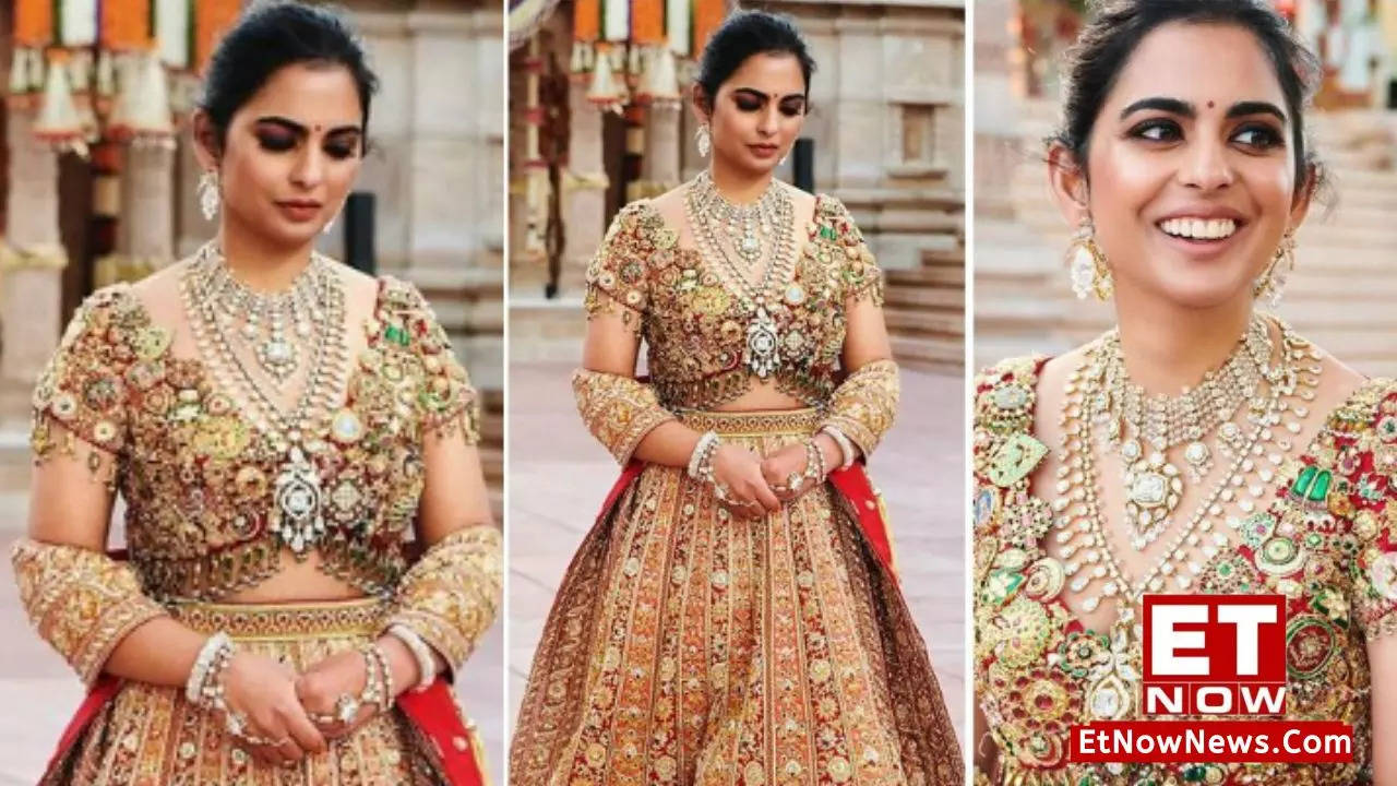When Isha Ambani Wore More Than Rs. 3 Lakhs Worth Wrap Dress Made Of  Antique Gold