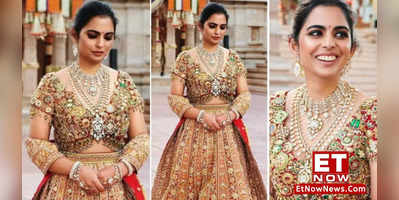 Isha ambani clearance wedding jewellery