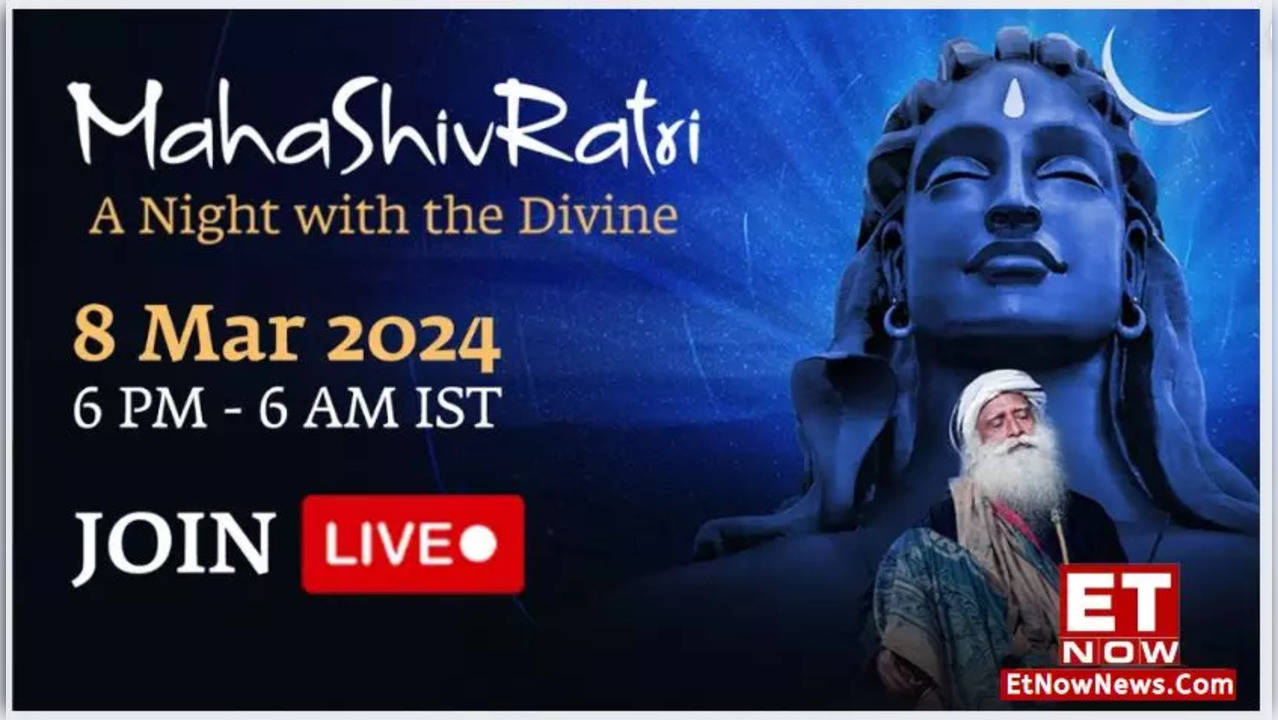 LIVE Sadhguru MahaShivRatri 2024 Streaming Where To WATCH Direct