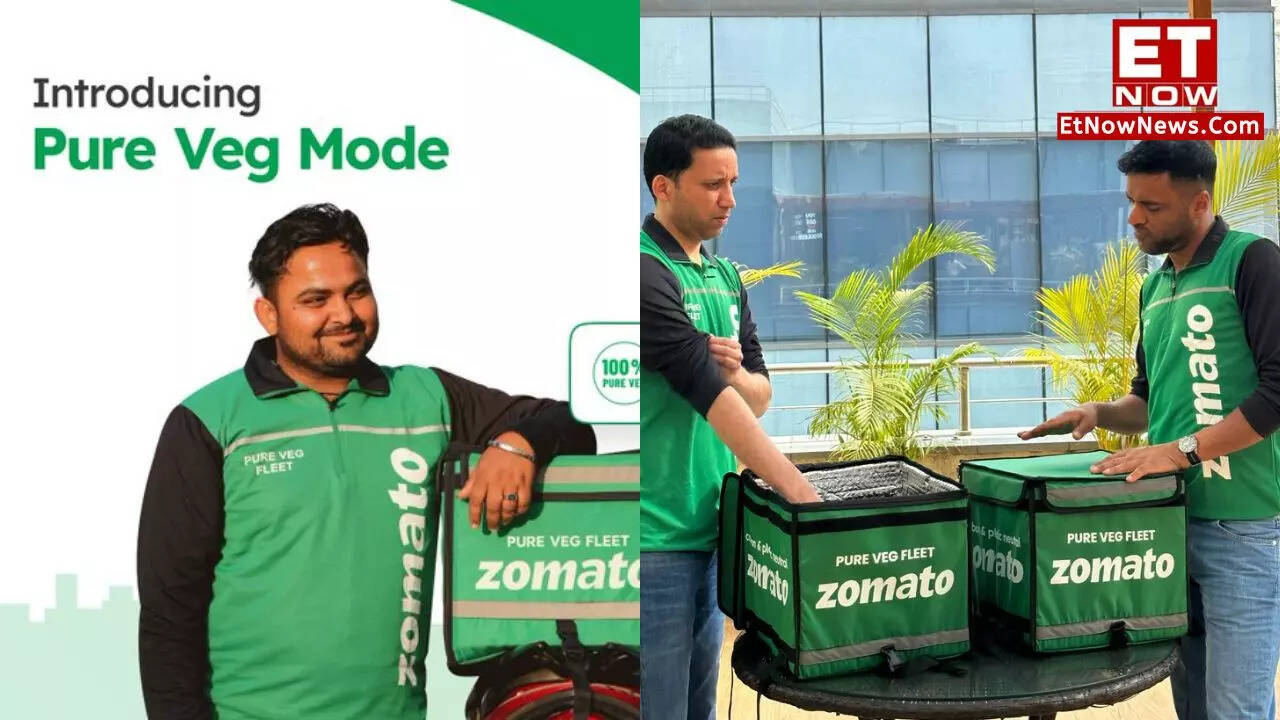 Zomato Pure veg mode? BIG announcement Details Companies News, ET Now