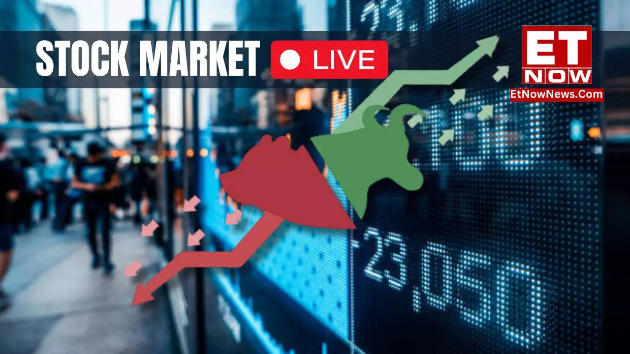 Stock Market LIVE: Sensex Falls Over 350 Points, Nifty Holds 22000 ...