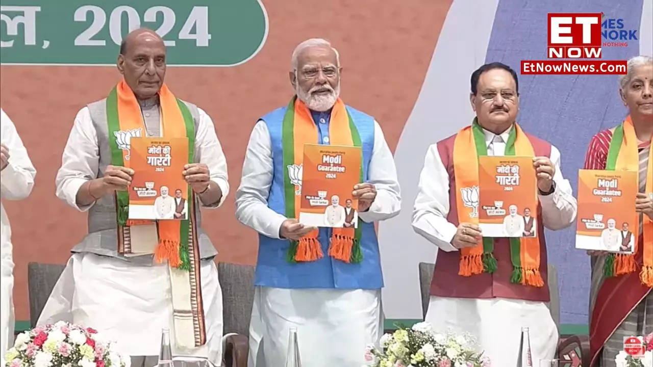 BJP 2024 Manifesto: Sankalp Patra released for Lok Sabha Elections ...