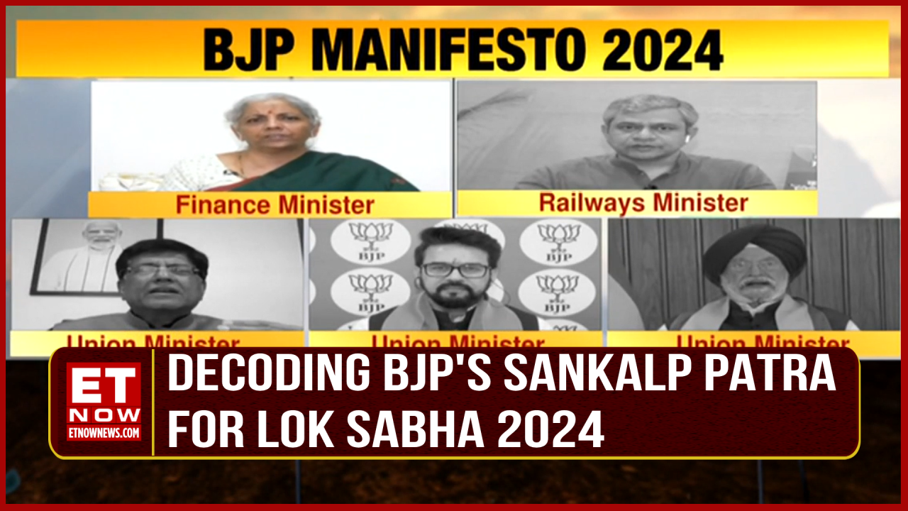 Top BJP Leaders Decodes BJP's Sankalp Patra For Lok Sabha 2024 | BJP ...