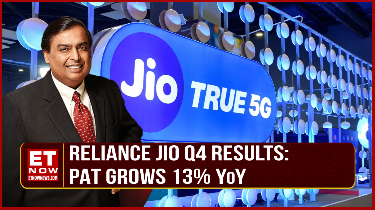 Reliance JIO Q4 Results: PAT Grows 13% YoY; Revenue At ₹25,959 Cr ...