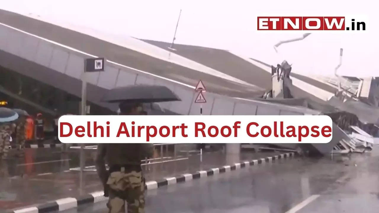 Delhi Airport Roof Collapse: Flight departures from Terminal 1 ...