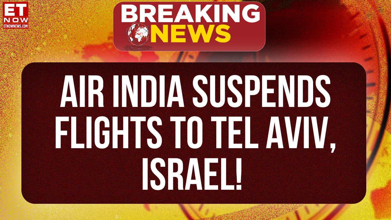 Breaking News Air India Suspends Flights To Tel Aviv, Israel Amid