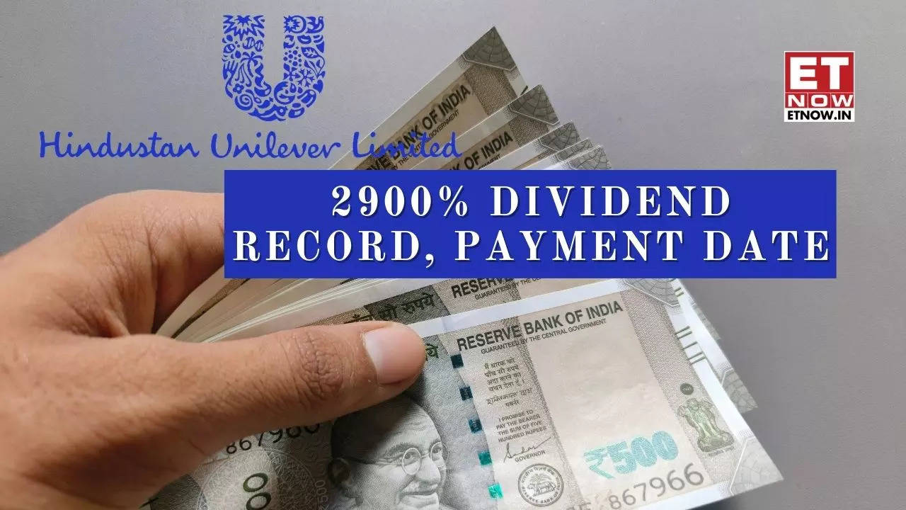 HUL Dividend 2024 2900 interim+special payout in November FMCG