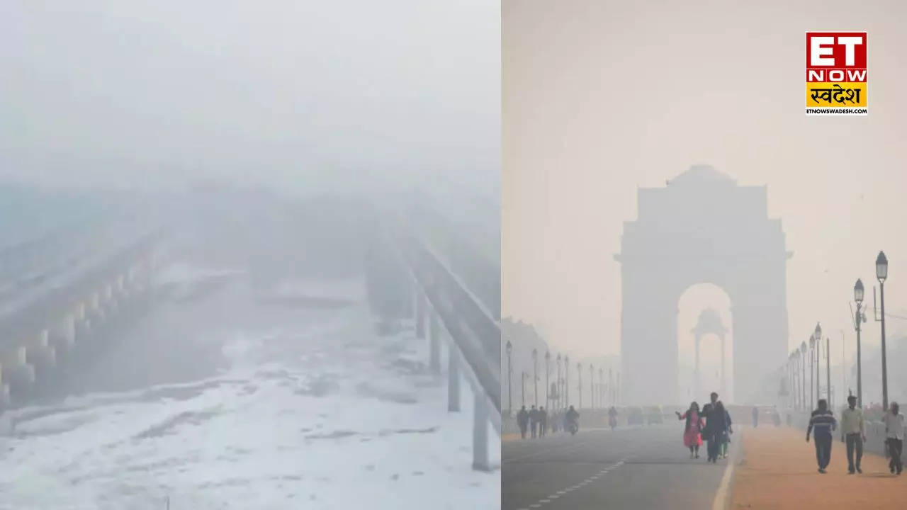 Delhi AQI Today यमुना नदी पर तैरती दिखी जहरीली झाग, इन इलाकों में