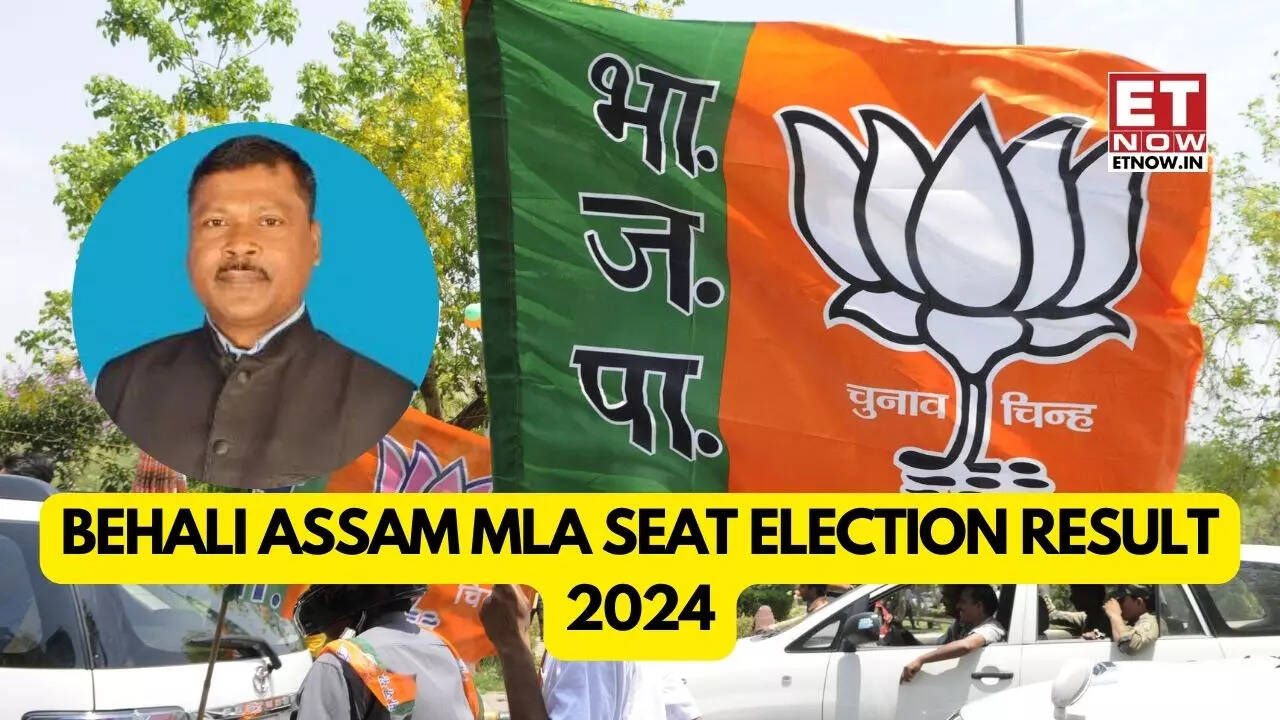Behali Assam Seat Election Result MLA 2024 BJP's Diganta Ghatowal wins
