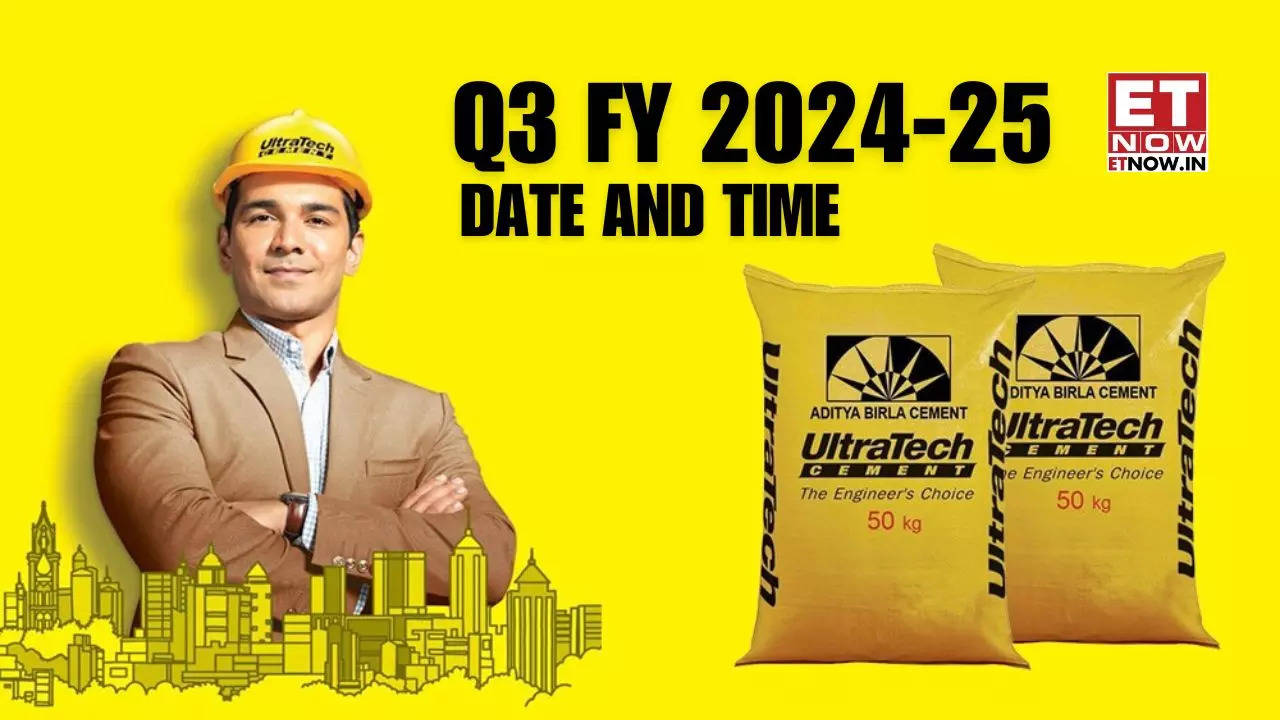 UltraTech Cement Q3 results FY 202425 date, time Aditya Birla group