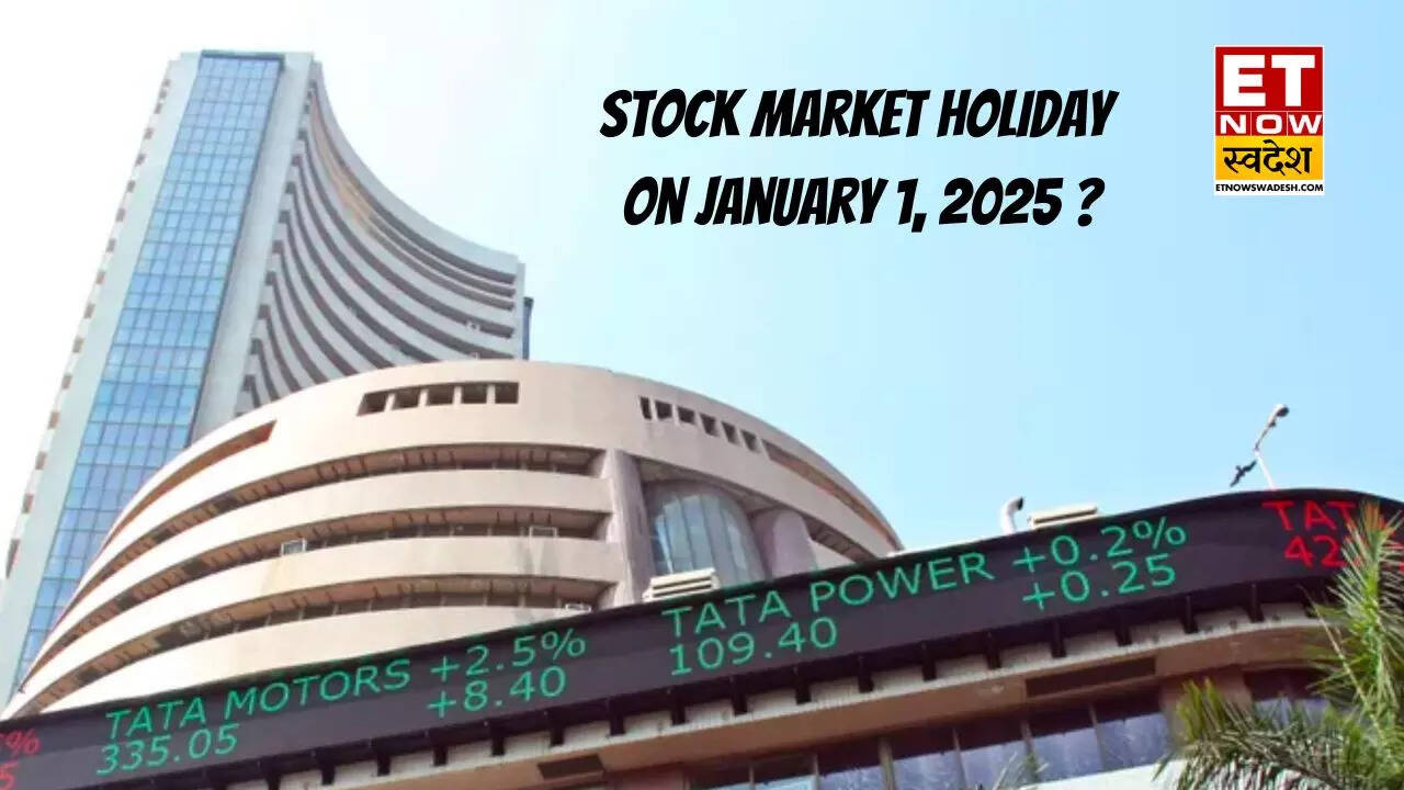 Stock Market Holidays 2025 1 जनवरी को शेयर बाज़ार खुला है? NSE, BSE पर