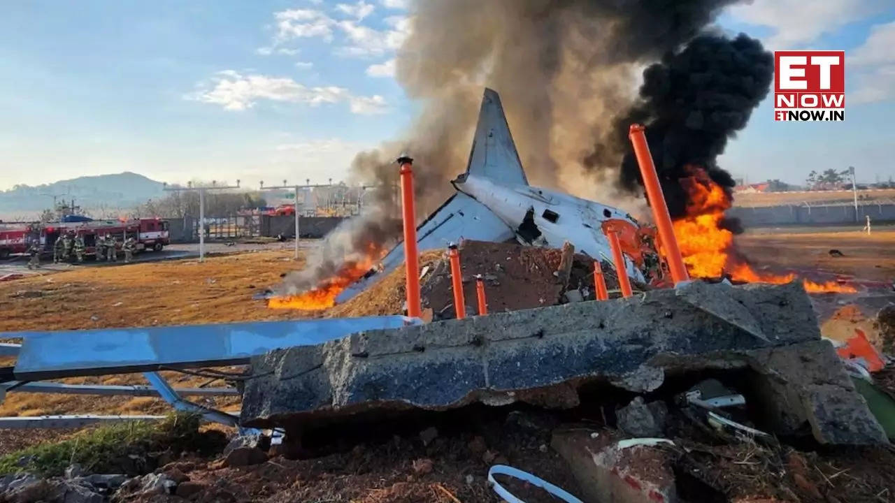 South Korea Plane Crash 85 killed in Jeju Air flight crash landing