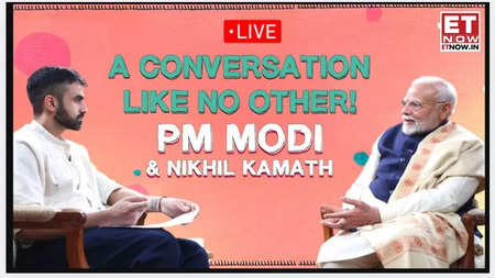 WATCH LIVE PM Narendra Modi podcast with Zerodhas Nikhil Kamath on YouTube  - Direct streaming link