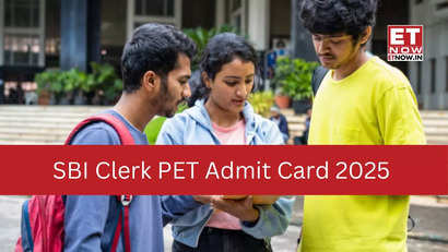 SBI Clerk Exam Date 2025 Admit Card: SBI Clerk PET admit card OUT at sbi.co.in; How to download