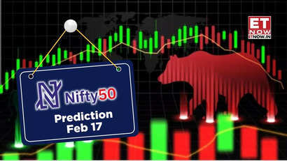 Nifty 50 Prediction For Tomorrow, February 17: Long negative candle on chart; Check support and resistance by experts