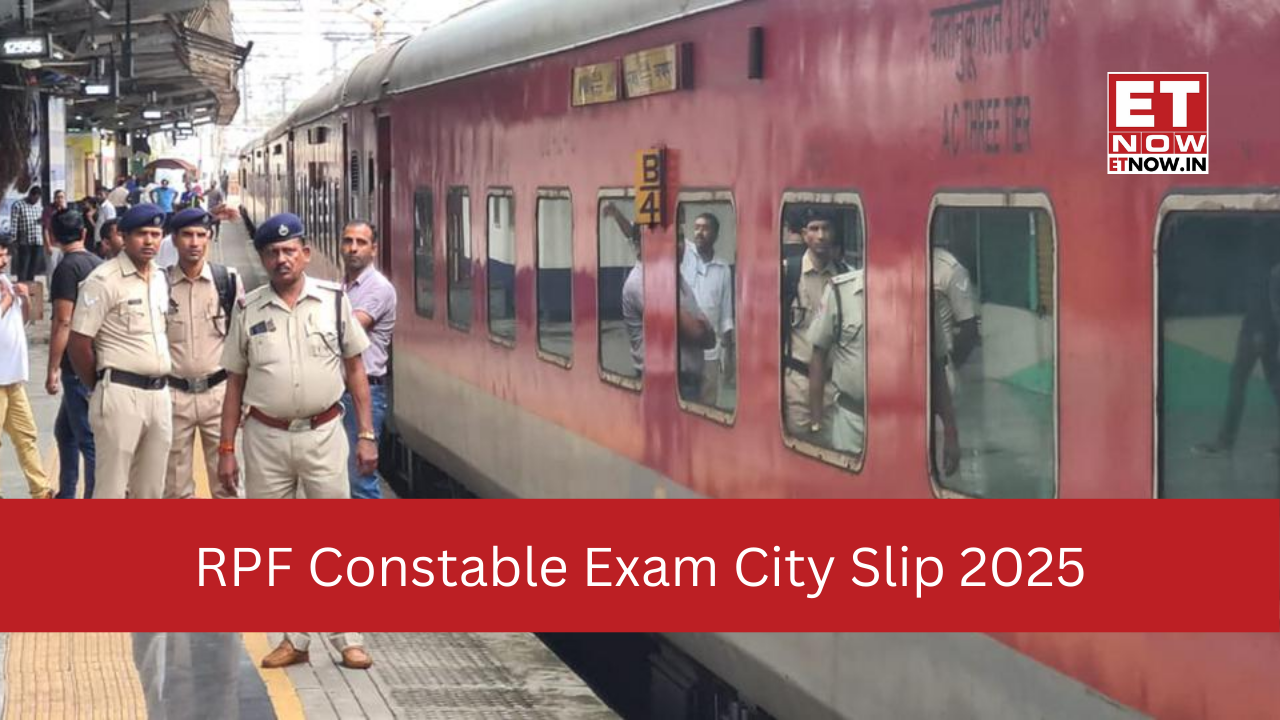 RPF Constable Exam City Slip 2025 OUT at RRB websites; Direct link to download