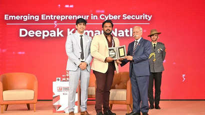 Deepak Kumar Nath Wins Emerging Entrepreneur in Cybersecurity Award at ETNOW Business Conclave 2025