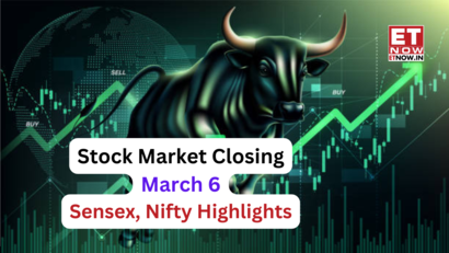 Stock Market Today, March 6: Sensex gains 609 pts to reclaim 74k, Nifty above 22500; RIL up 3% | ET NOW Closing Bell