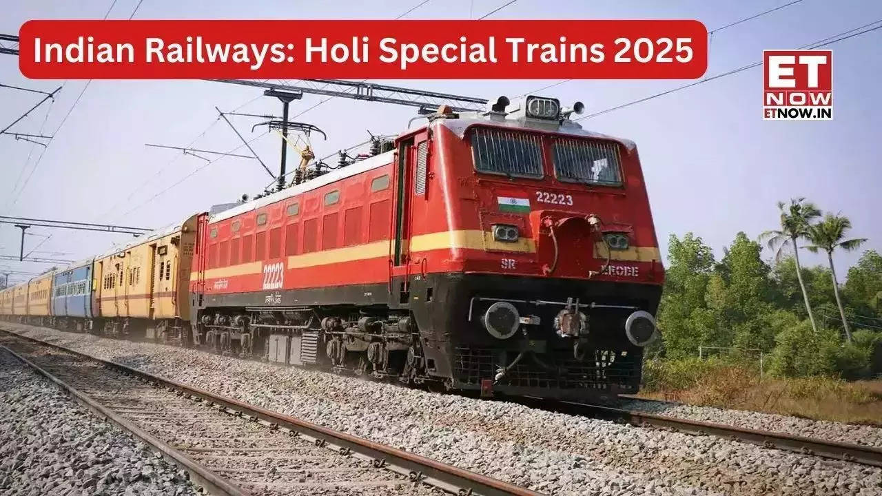 holi special train chart